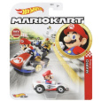 Hot Wheels - Super Mario autíčko Mario