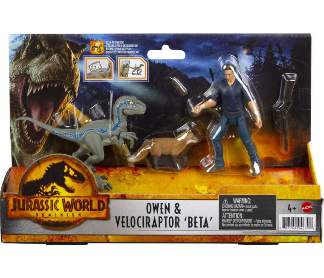 Jurassic World - Dinosaurus s figurkou