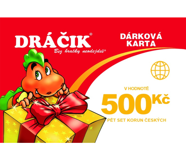 Dárková karta 500 Kč