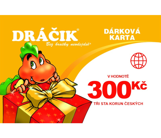 Dárková karta 300 Kč