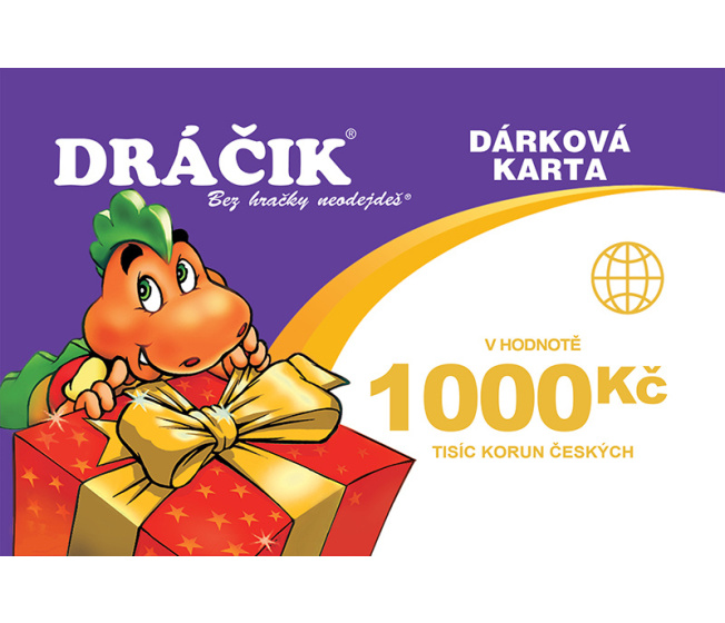 Dárková karta 1000 Kč