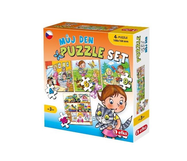 Puzzle 4 v 1 – Můj den