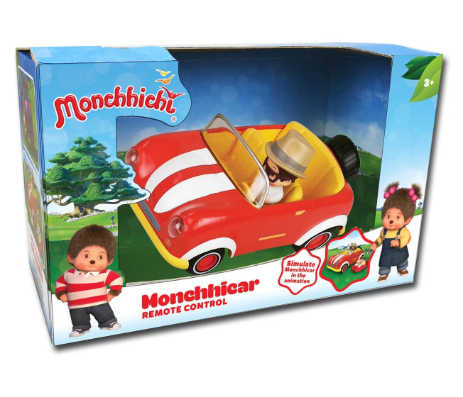 IR Monchhichi- Autíčko s figurkou