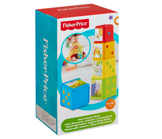 Fisher-Price - Věž skládací se zvířátky