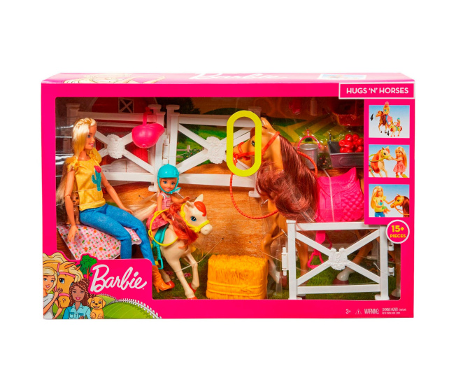 Barbie – Souprava s poníky