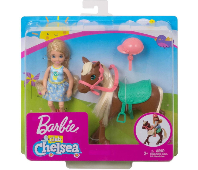 Barbie Chelsea – Panenka s poníkem