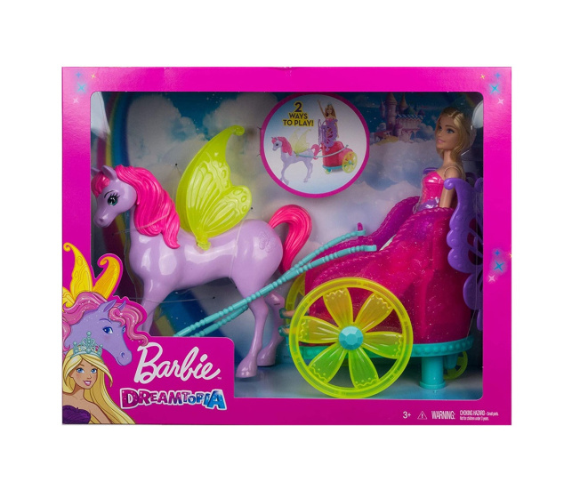 Barbie Dreamtopia – Princezna, Pegas a kočár