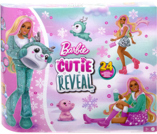 Barbie Cutie Reveal – Adventní kalendář