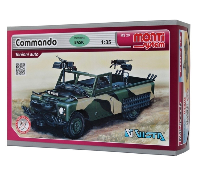 Stavebnice Commando Land Rover 1:35