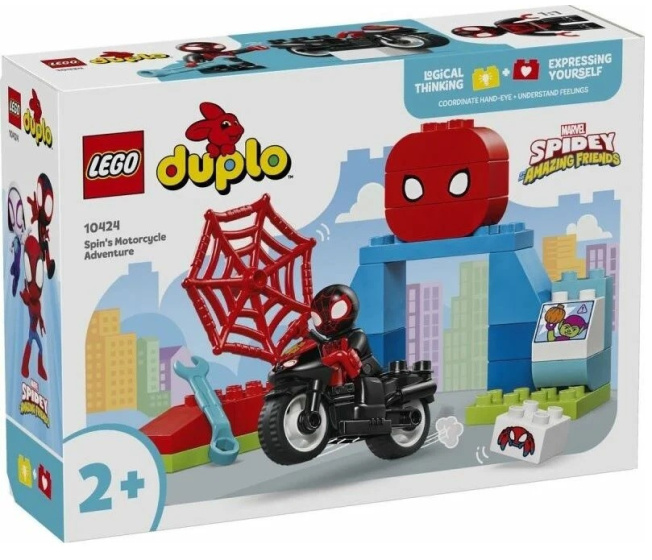 10424 Lego Duplo – Spin a dobrodružství na motorce