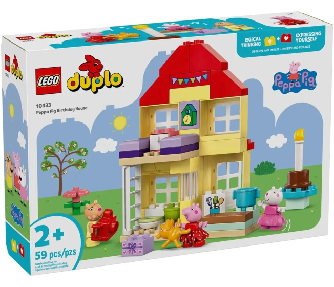 10433 Lego Duplo – Prasátko Peppa A Narozeninový Dům