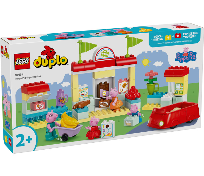 10434 Lego Duplo – Prasátko Peppa a supermarket