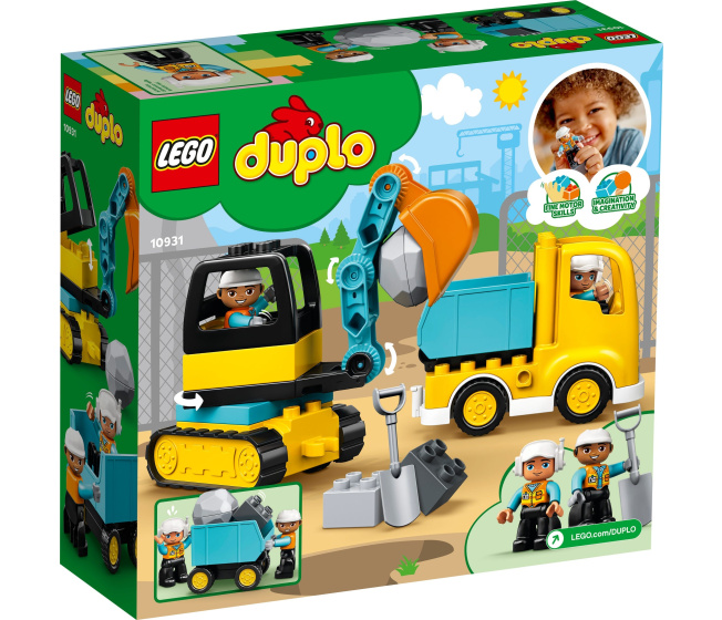 10931 Lego Duplo – Náklaďák a pásový bagr