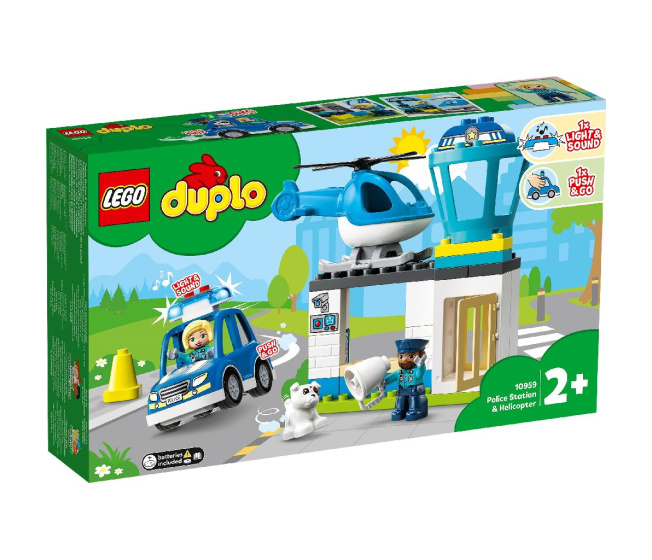 10959 Lego Duplo – Policejní stanice a vrtulník