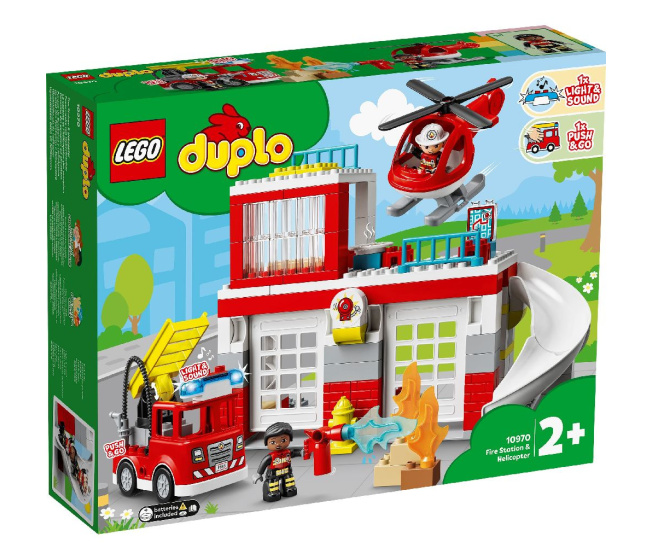 10970 Lego Duplo – Hasičská stanice a vrtulník