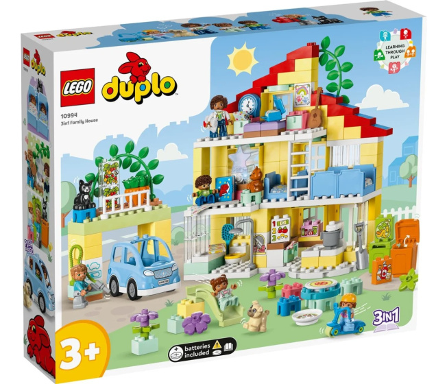 10994 Lego Duplo - Rodinný dům 3 v 1