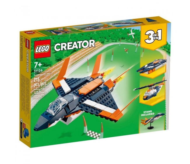 31126 Lego Creator – Nadzvuková stíhačka