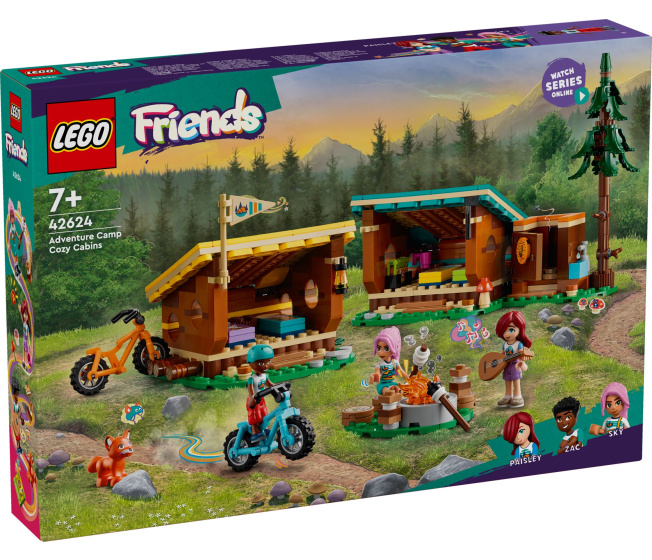 42624 Lego Friends – Útulné chatky na dobrodružném táboře