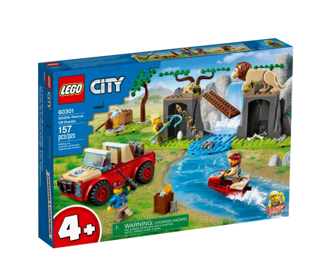 60301 Lego City - Záchranářské terénní auto do divočiny