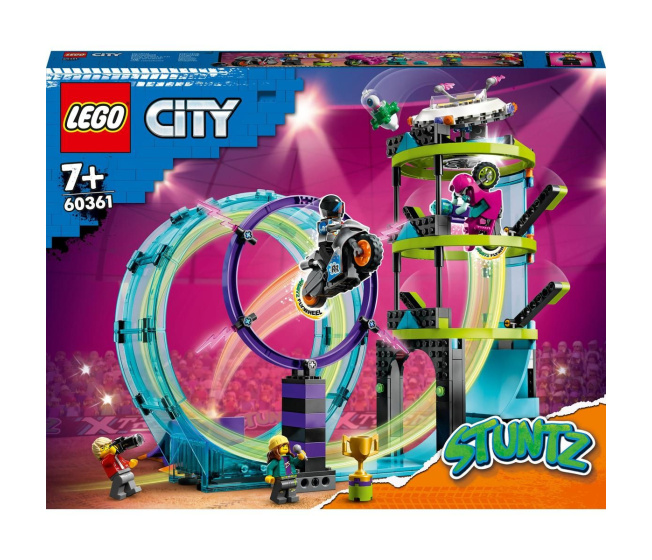 60361 Lego City- Nejbláznivější kaskadérská výzva