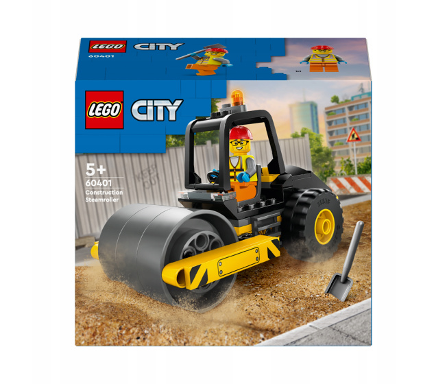 60401 Lego City - Stavební parní válec