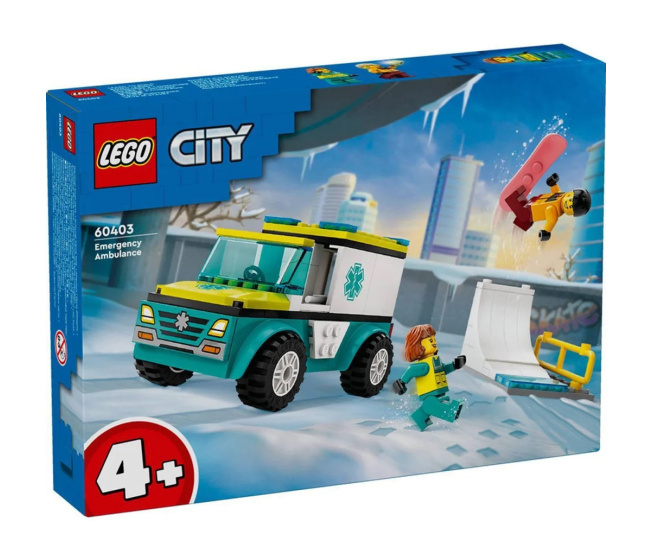 60403 Lego City – Sanitka a snowbordista