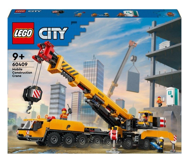 60409 Lego City – Žlutý pojízdný stavební jeřáb