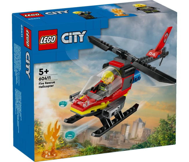 60411 Lego City – Hasičský záchranný vrtulník