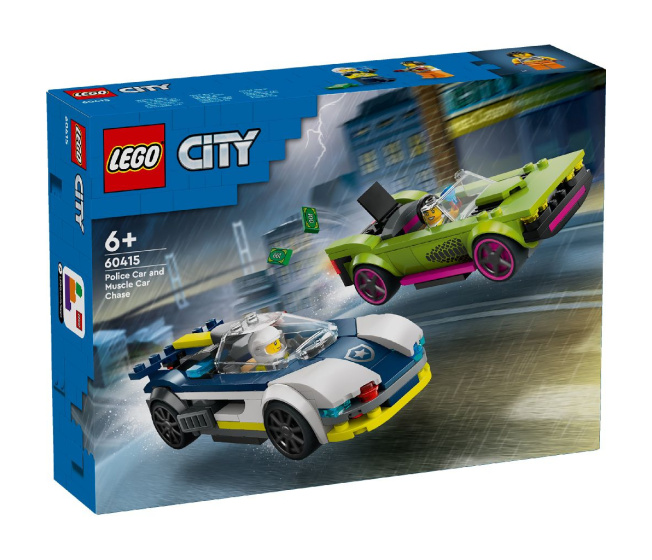 60415 Lego City - Honička policejního auta a sporťák