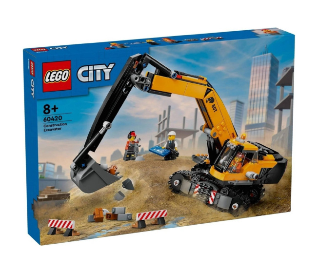 60420 Lego City – Žlutý bagr