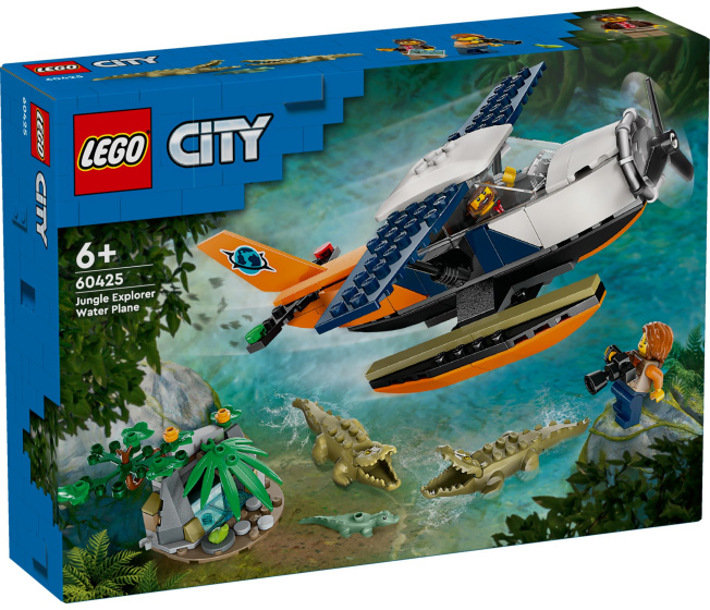 60425 Lego City – Hydroplán na průzkum džungle