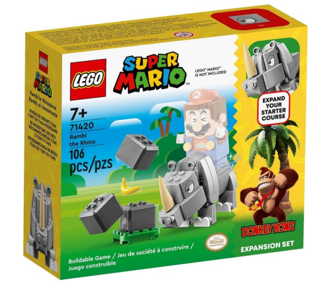 71420 Lego Super Mario- Nosorožec Rambi – Rozšiřující set