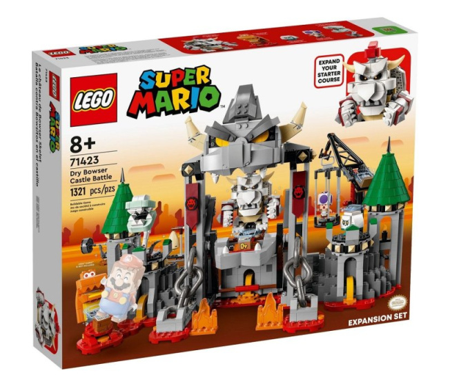 71423 Lego Super Mario- Bitka v Dry Bowserově hradě – Rozšiřující set