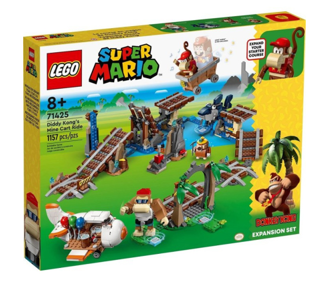 71425 Lego Super Mario- Diddy Kongova jízda v Banském vozíku – Rozšiřující set