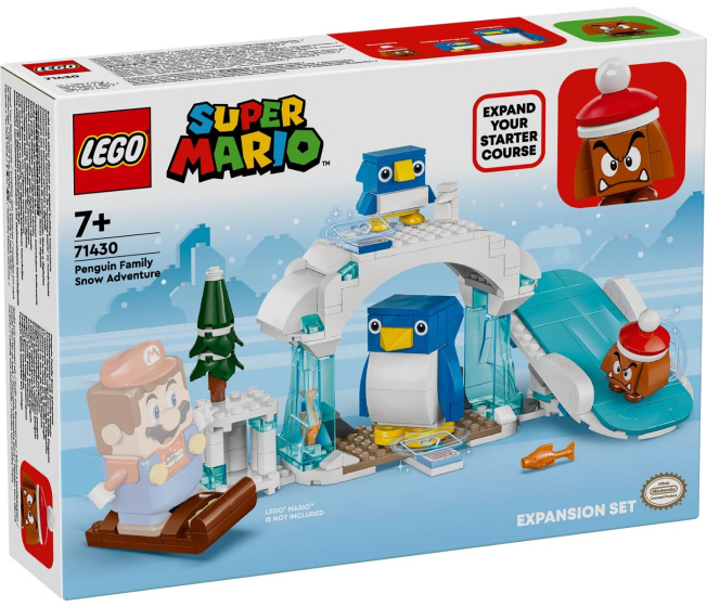 71430 Lego Super Mario - Sněžná dobrodružství s rodinkou penguin