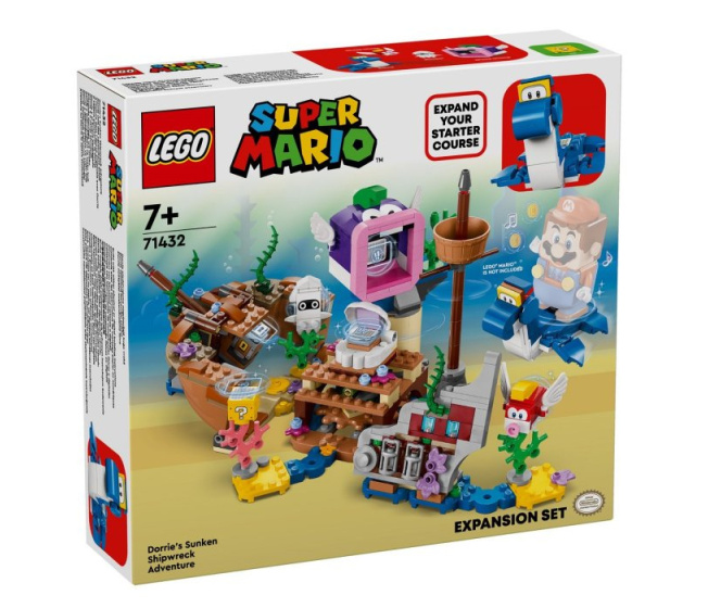 71432 Lego Super Mario - Dorrie a dobrodružství ve vraku lodi: Rozšiřující Set