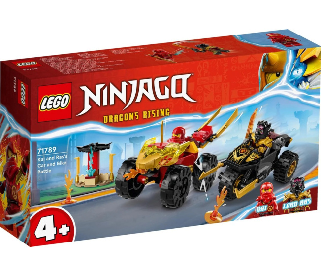 71789 Lego Ninjago- Kai a Ras v souboji auta s motorkou