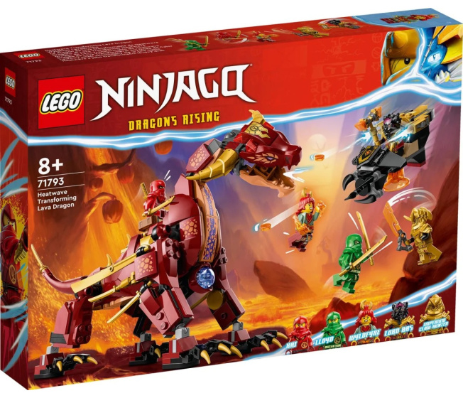 71793 Lego Ninjago- Heatwave a jeho transformační Lávový drak