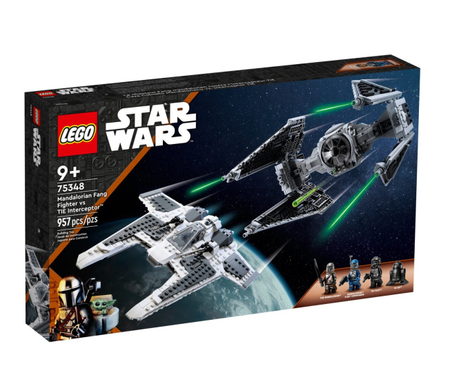 75348 Lego Star Wars- Mandaloriánská stíhačka triedy Fang proti tie Interceptoru