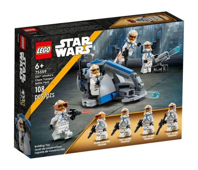 75359 Lego Star Wars - Bitevní balíček klonové jednotky Ahsoka z 332. legie