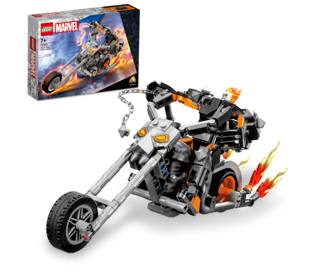 76245 Lego Marvel- Robotický oblek a motorka Ghost Ridera