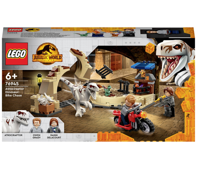 76945 Lego Jurassic World- Atrocirapter: Naháněčka na Motorce