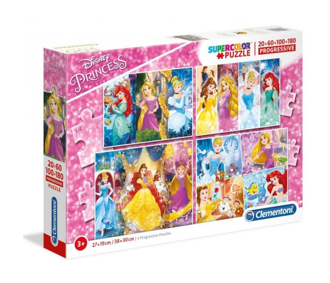 Puzzle 4v1 – Disney Princess