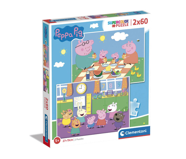 Puzzle 2x60 - Peppa Pig