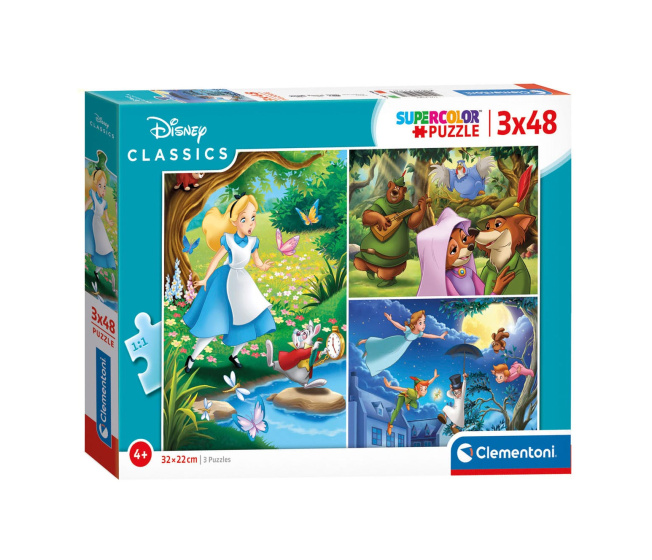 Puzzle 3 v 1 – Disney pohádky