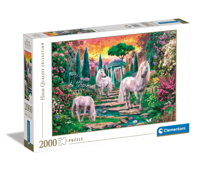 Puzzle 2000 – Zahrada jednorožců