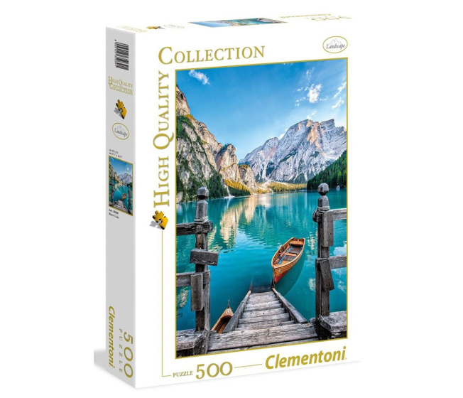 Puzzle 500 - Jezero Lago di Braies