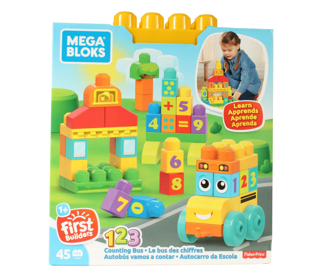 Mega Bloks stavebnice - 123 Autobus