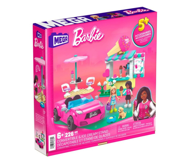 Barbie – Stavebnice Zmrzlinový stánek