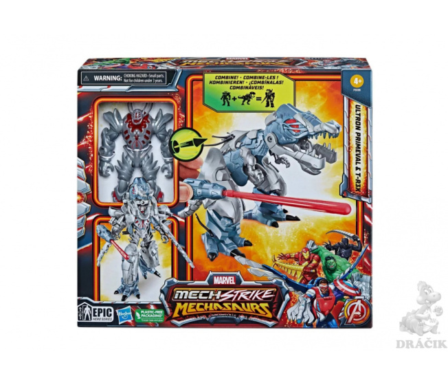 Marvel Mechasaurs - Ultron Primeval a T-R3X